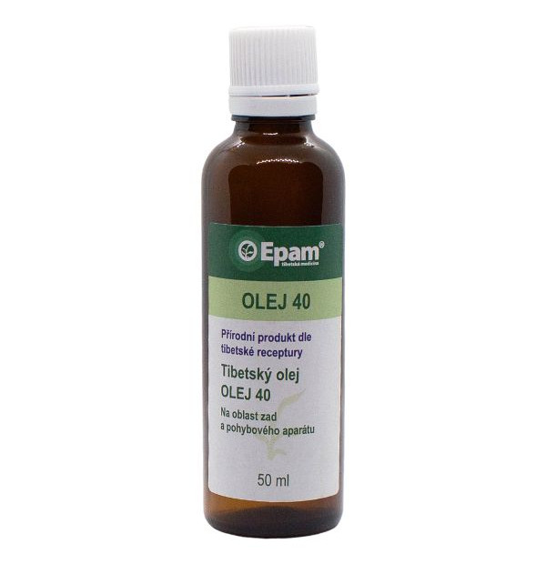 Epam Oil 40 - For Back and Musculoskeletal System 50 ml