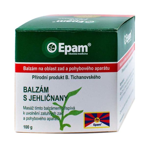 S jehličnany - na oblast zad a pohybového aparátu - balzám Epam 100 g